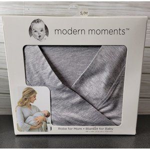 Gerber Modern Moments Baby Unisex Swaddle Blanket & Robe For Mom Set S/M